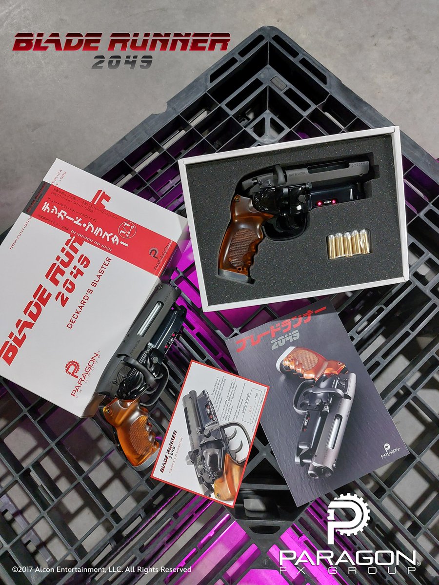 paragonfxgroup's tweet photo. Nearing the end of our run of Deckard's (Hero) Blasters. If you haven't pulled the trigger yet, (see what I did there?!) now's the time.
https://t.co/PIIyFddgPp
#bladerunner #deckard #propreplicas #movieprops #paragonfxgroup https://t.co/MvA0VD9bUq