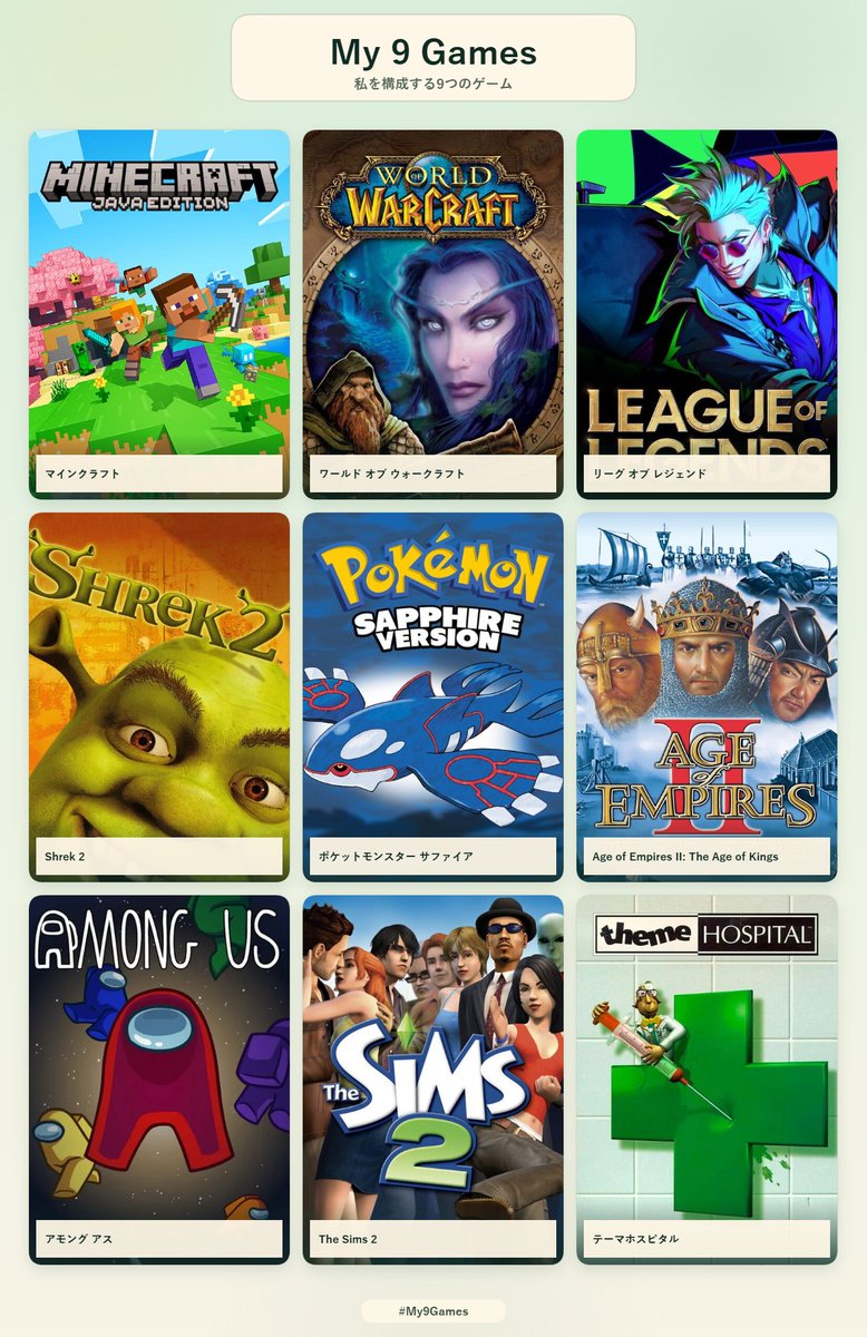 Smajor1995's tweet photo. Well seeing as everyone is doing it... 

Here's me and the 9 games that shaped me! :D https://t.co/onHgVN9TNI