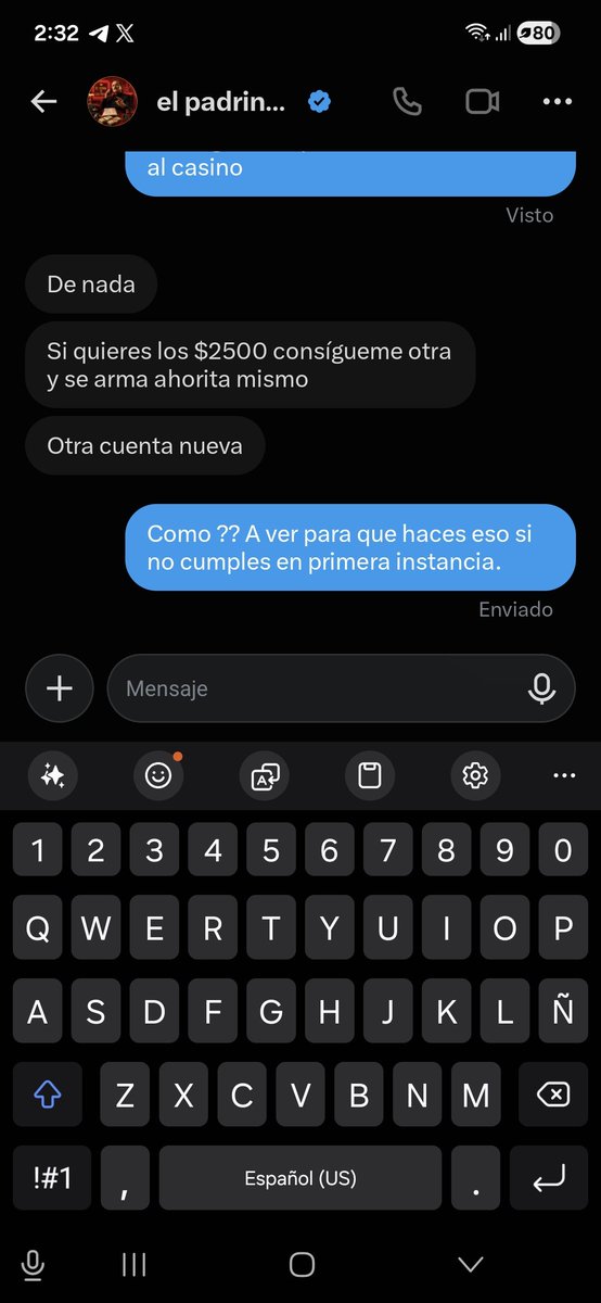 ReyLobo75's tweet photo. @Betvipmx @quiquegaray Un tal ...es empleado suyo me imagino https://t.co/TKi7scQH3F