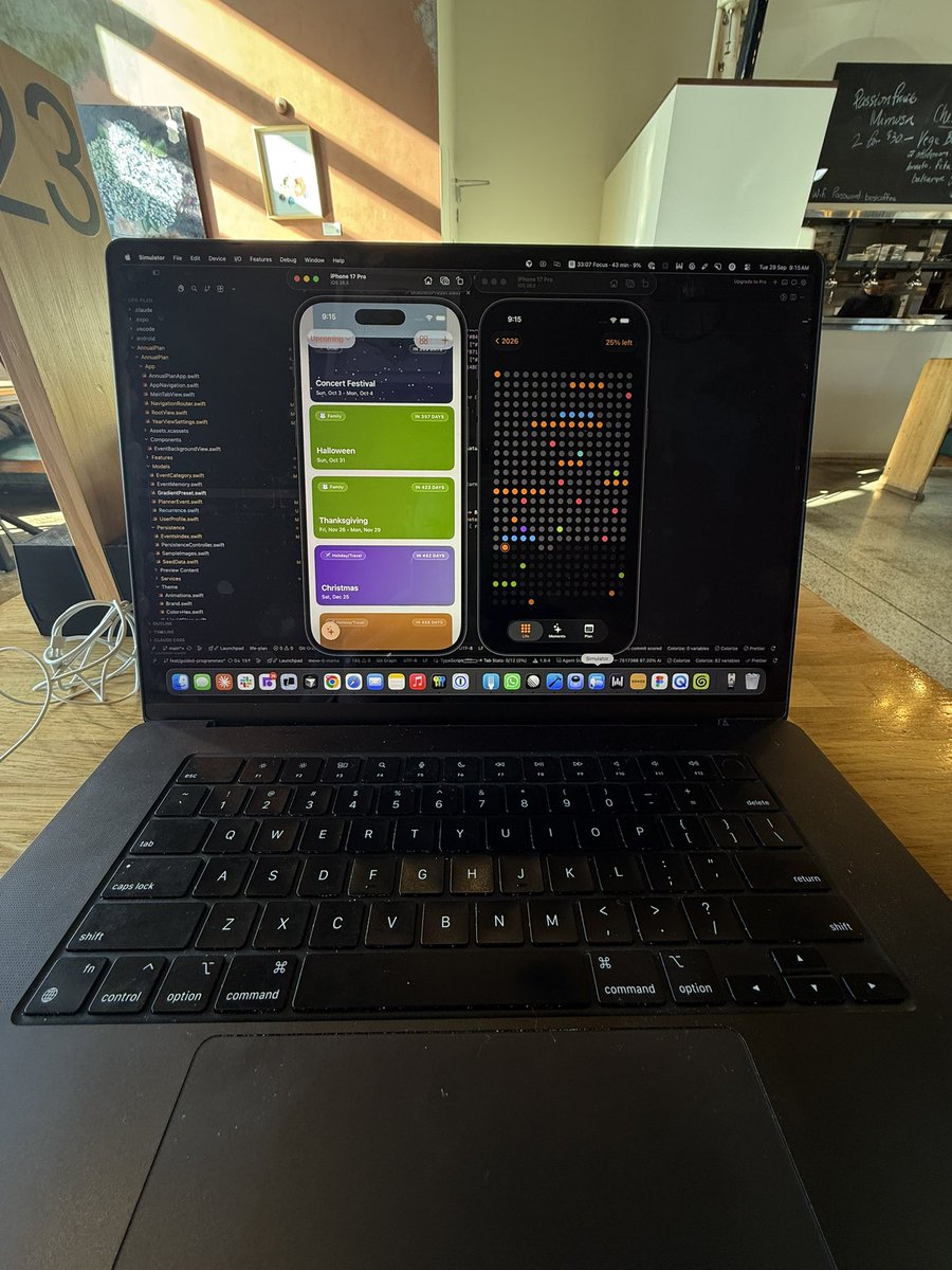 ryanohara_'s tweet photo. Claude + Swift has made building mobile products real fun. 

The animation &amp; interaction design is very enjoyable https://t.co/6V2S68wD3P