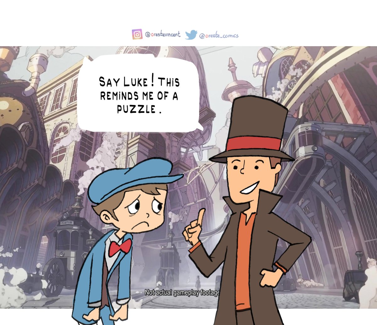 oreste_comics's tweet photo. Professor Layton and the New World of AI 🇬🇧 https://t.co/GtCSwfmCAW