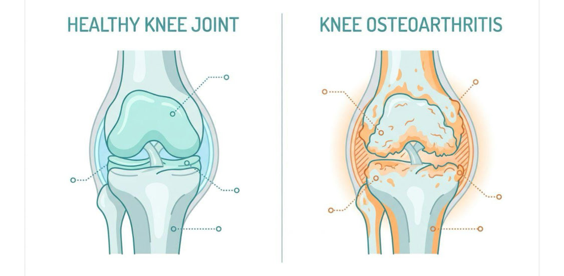 BrandiePatience's tweet photo. Knee osteoarthritis is a joint condition involving changes in the cartilage, bone and other joint tissue.
Common symptoms:Knee pain,Stiffness especially after rest,Swelling,Reduced
range of motion,Difficulty walking or climbing stairs.The treatment plan should be individualized. https://t.co/Dd5drizMWG