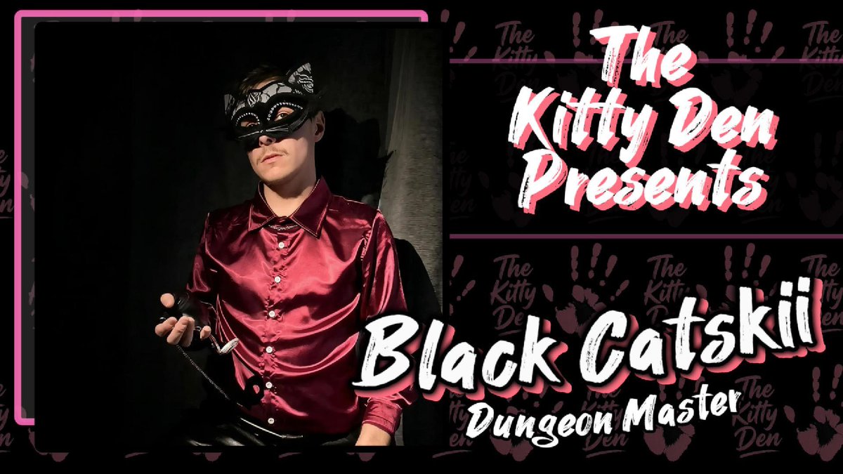 KittyDenProds's tweet photo. Kitty Den Productions Proudly Presents
@BlackCatskii  ! Your Dungeon Master. Welcome to the Den! https://t.co/msv6qNnjYE