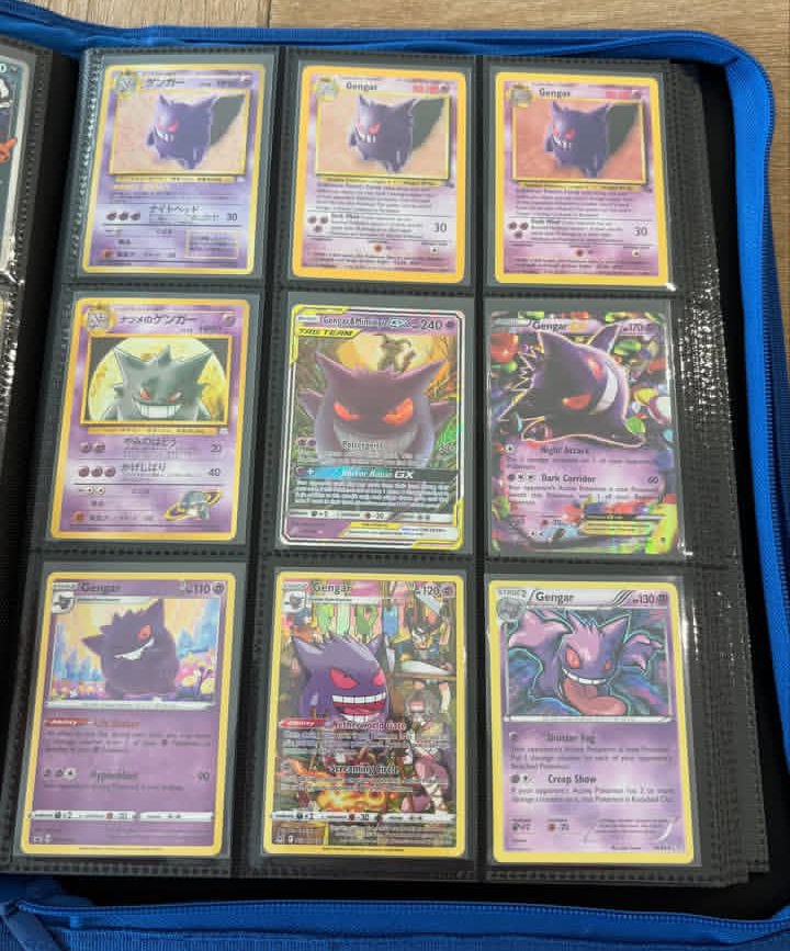 David__Pulls's tweet photo. One Gengar. One winner. One serious Pokémon grail. 🔥🔥🔥

I’m giving one lucky person the chance to take home this Gengar collection. 

Like ,Repost
Follow me
Comment your favorite Gengar card .

That’s it. Good luck, Gengar fans. 🍀
1 winner. Let’s see who gets lucky https://t.co/yho493ffio