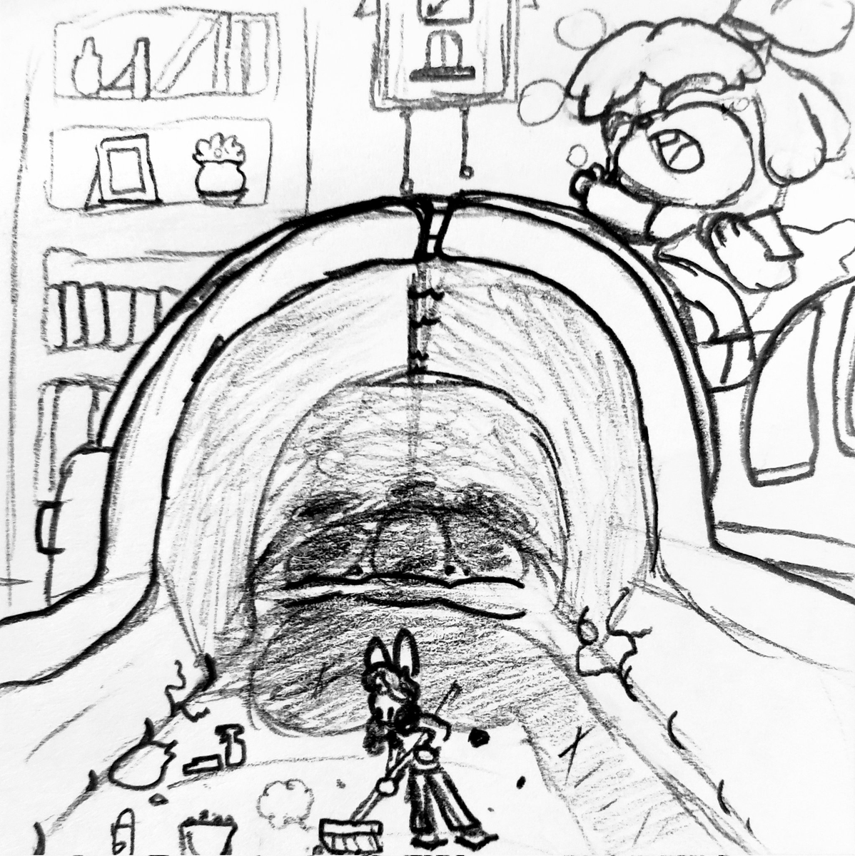 XIV_Nerd's tweet photo. @BunnyFootboy Just imagining a tiny Cassius like this~ https://t.co/Xgy2b9H4NR