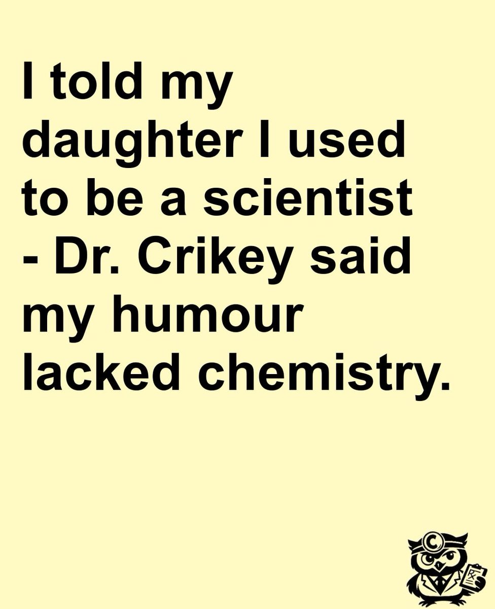 DrCrikeyJokes's tweet photo. #dadjoke https://t.co/Ds33Q4qdrk