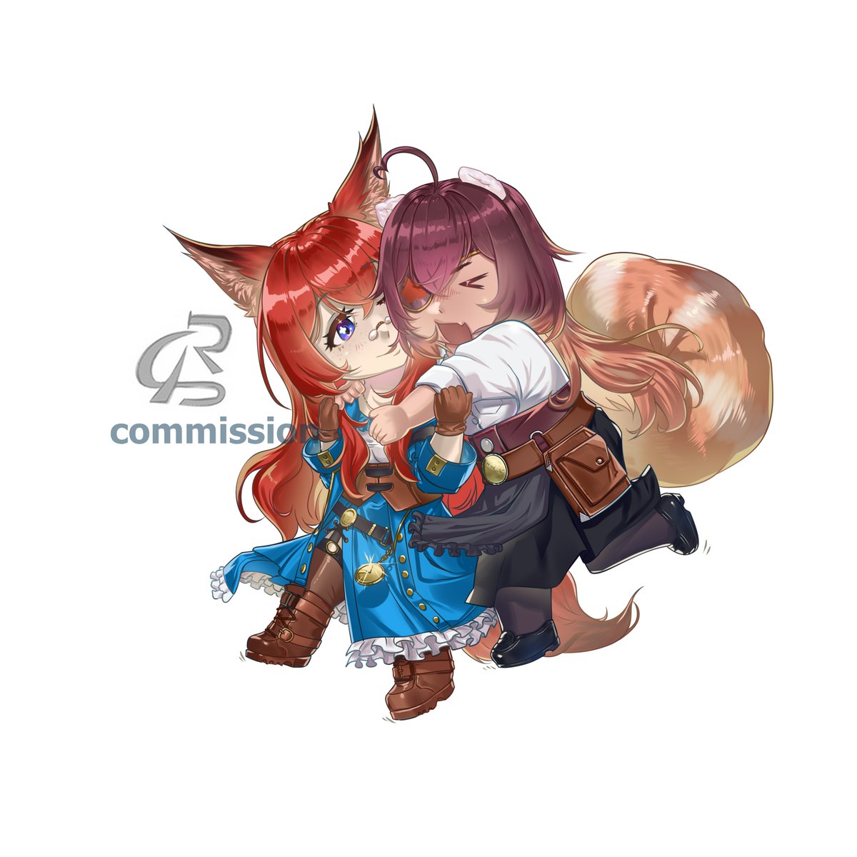RizalSyidik's tweet photo. they are very lovely 🩷 @Niryna_  #chibiart #cuteillustration #VgenCommㅤ https://t.co/TqP5BO8Fpa