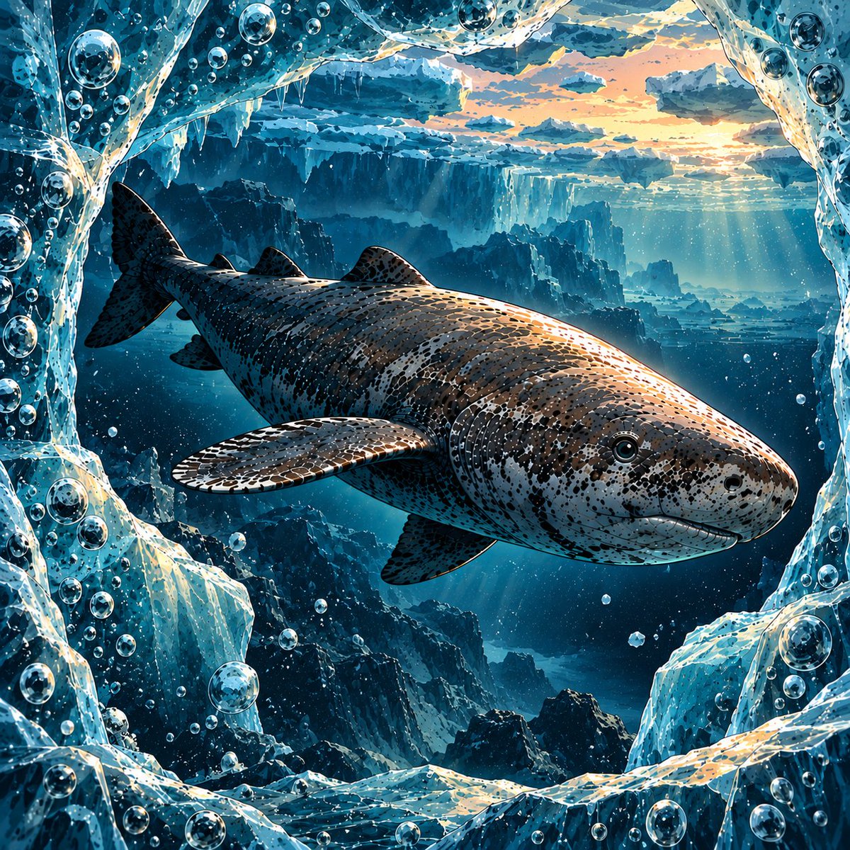 airamcita's tweet photo. ๐ฆโ๏ธ GREENLAND SHARK โ โSome lives are measured in years. This one may be measured in centuries.โ
#NaturesCaseFiles #GreenlandShark #Shark #SharkFacts #AnimalScience #WildlifeScience #NatureFacts #AnimalFacts #ScienceFacts #AmazingAnimals #MarineBiology #OceanLife #MarineLife https://t.co/XHQa4ZhN1H