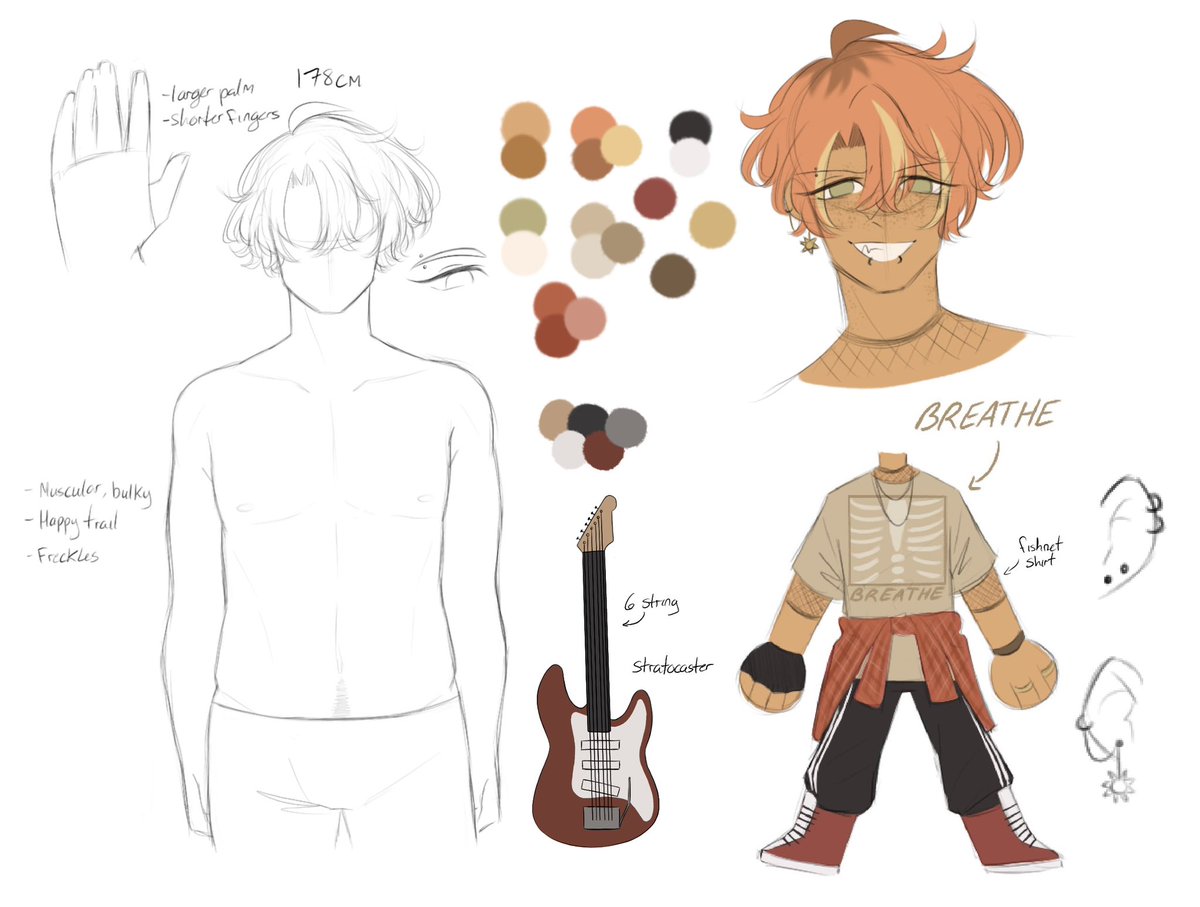 Monocrow_m_'s tweet photo. I’ve decided to give the band members’ references their own post

#prsk_fa https://t.co/QTCy1JMkib