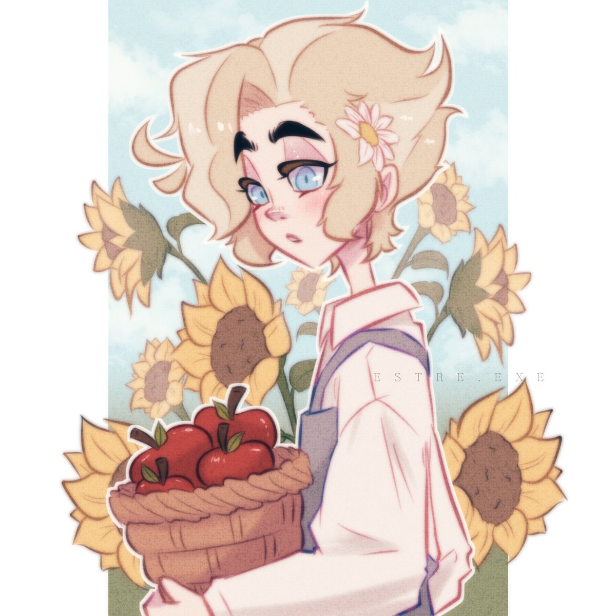 EstreExe's tweet photo. Farmer apple 🍎

#Lucifer #hazbinhotel #fanart #vgenchallenge https://t.co/mRykDByUHY