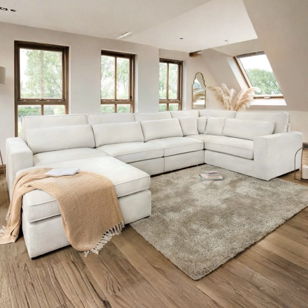 PingMahinqog5's tweet photo. Upgrade your living space with a plush jumbo-cord U-shaped sofa featuring high-back support, deep cushions, and durable foam-filled seats. Spacious and stylish, it’s perfect for family gatherings, movie nights, and everyday relaxation. Available in https://t.co/aqdZb7FuhY