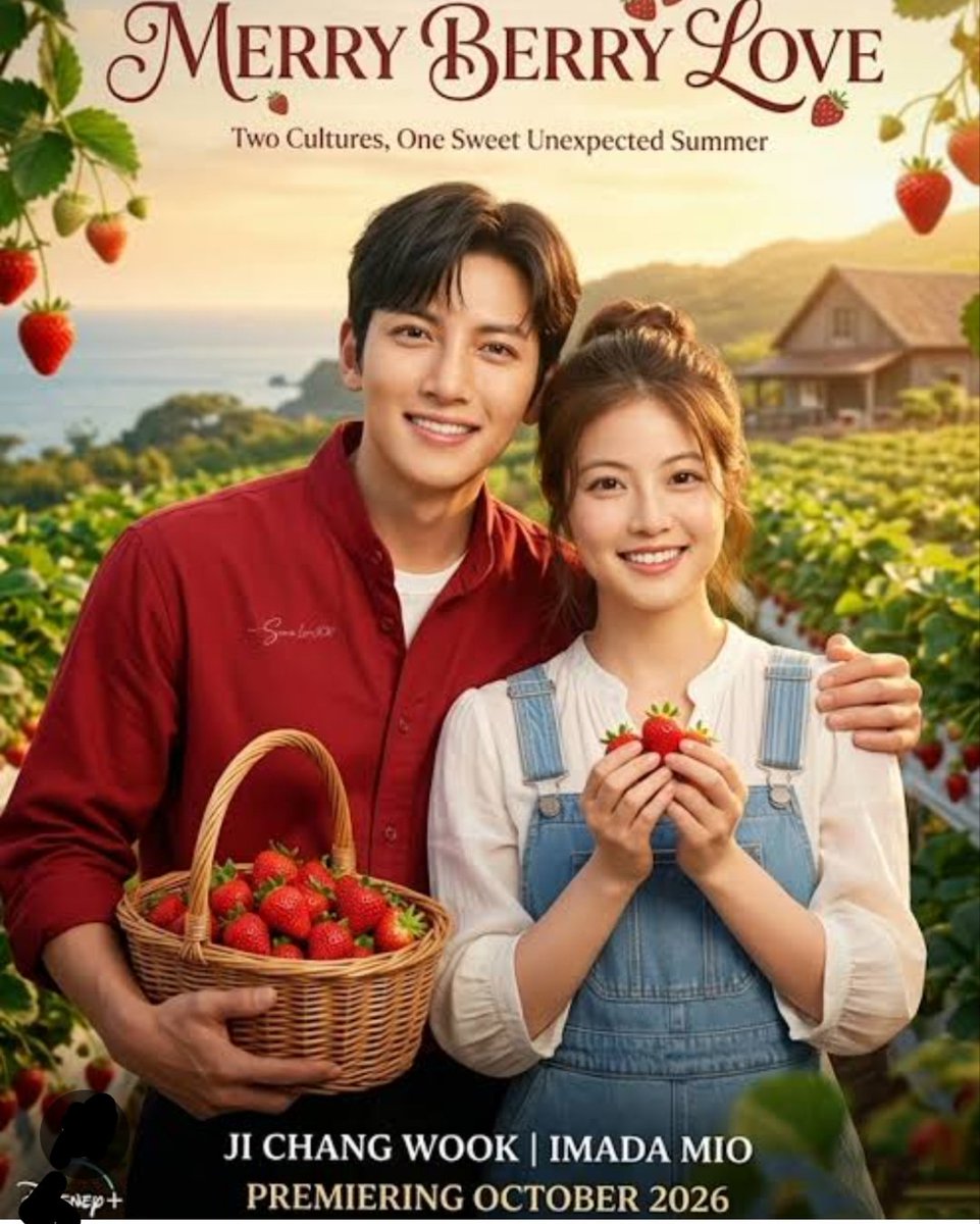 CinemaSerieNews's tweet photo. "Dos estrellas Una historia de amor Muchos motivos para enamorarse"
#kdrama #MerryBerryLove #AmorDulceAmor nuevo #drama #HuluOriginal con #JiChangwook y #MioImada #Estreno 7 de octubre #DisneyPlus #メリーベリーラブ 
Colaboración Corea del Sur-Japon #Tendencia #Serie2026 #Estreno https://t.co/7561nvOBsU