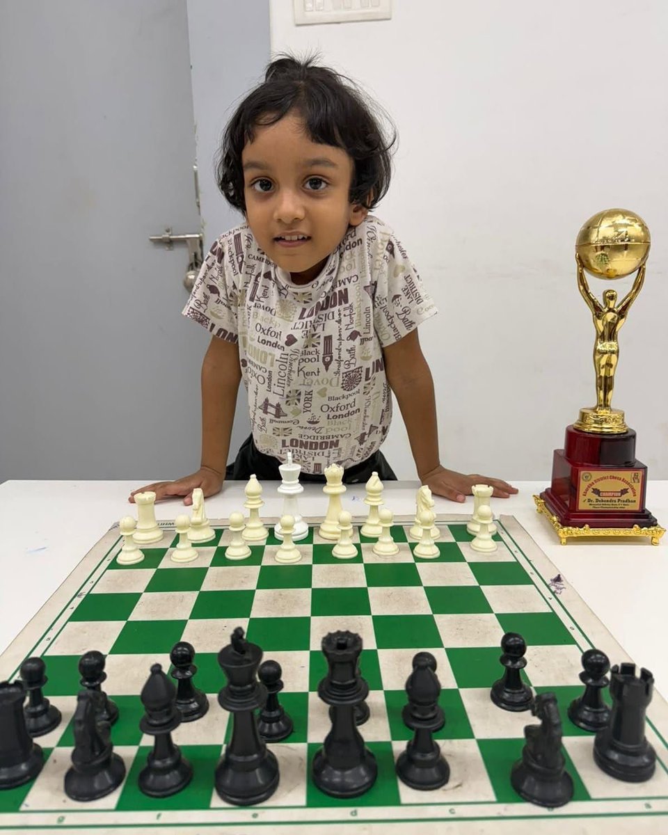 GeorgetteL2ev's tweet photo. Heartfelt congratulations to 4-year-old Elena Mishra from Odisha for making history as the youngest female player to earn an official FIDE rating! Her talent and hard work are truly admirable. Wishing her many more achievements and milestones. https://t.co/mBd1v18pyq