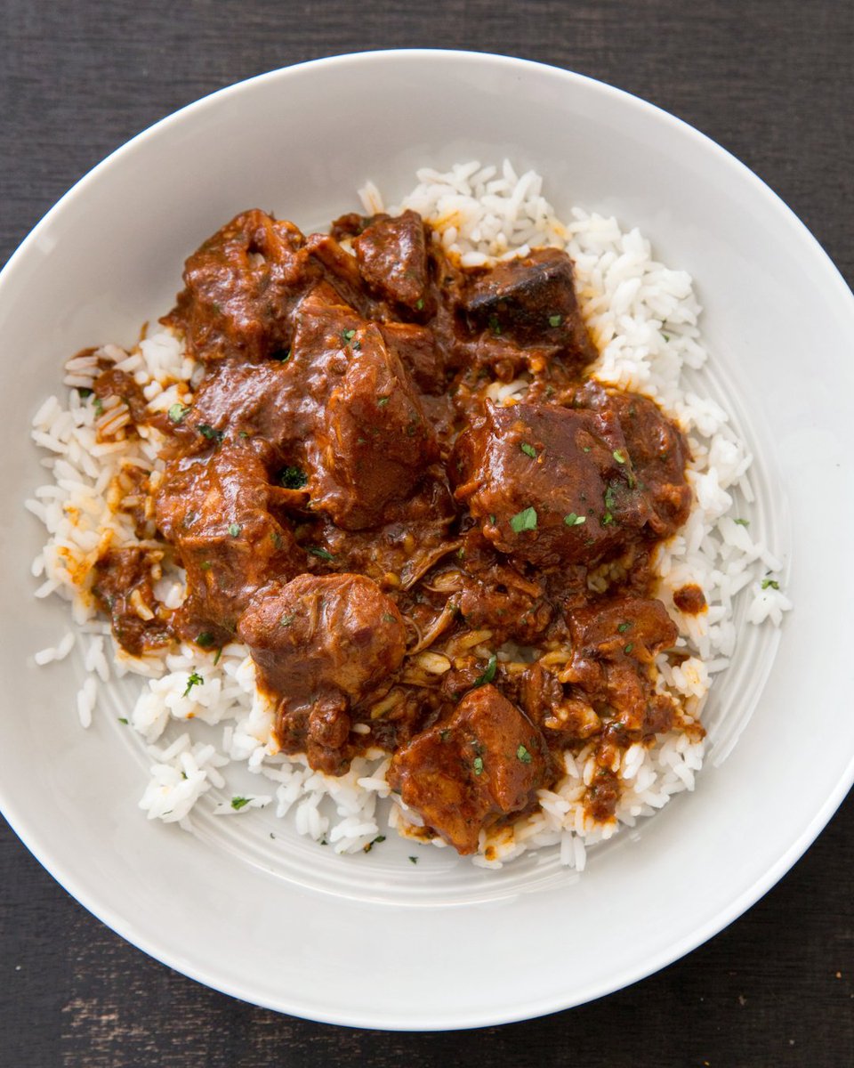 TestKitchen's tweet photo. There's coffee in this Slow-Cooker Carne Adovada. Coffee, raisins, and chipotles in adobo replicate the flavor of dried New Mexican chiles, and there's no browning required. https://t.co/eLPzXEg9Er https://t.co/aXjA8mi7KW