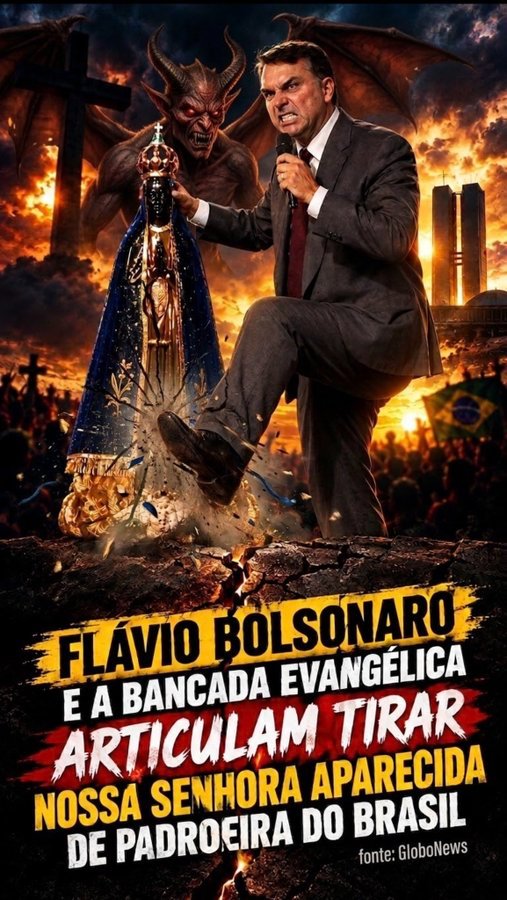 CesarIvanildo's tweet photo. @taoquei1 Verdade. ONDE JÁ SE VIU QUERER DESTRUIR NOSSA SENHORA APARECIDA 

Covarde Patético https://t.co/FDm9QvyXcq