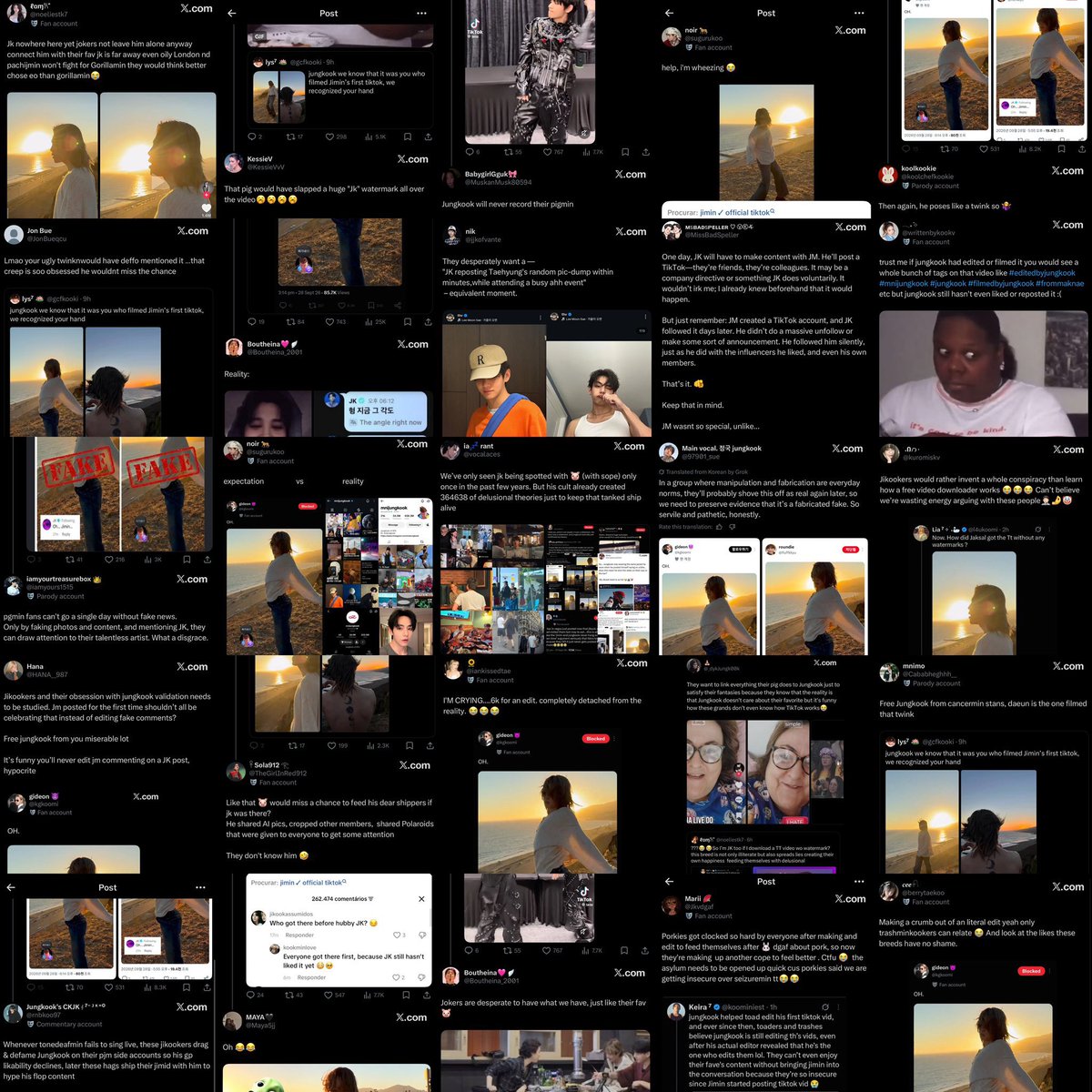 3dgoldfac's tweet photo. -Jimin posts a video of himself dancing on his music(tarkkoker crying)
-Jimin posts junkook like other members (taekooker crying)

What is this mental illness these obsessed hags have😭? https://t.co/xM71GZd8hq
