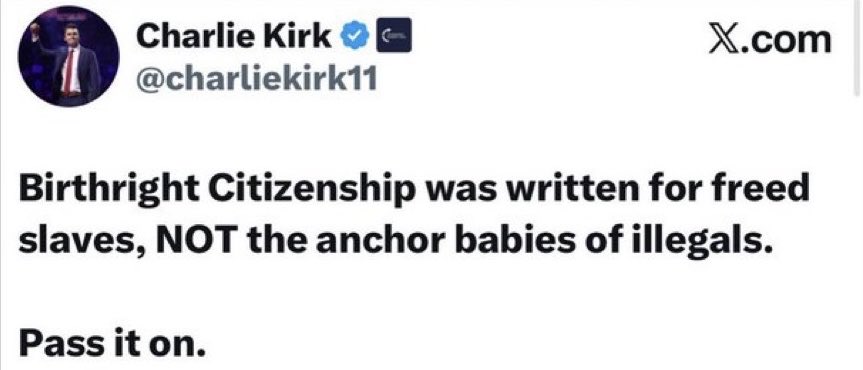 ProudElephant's tweet photo. Charlie Kirk was right.  

Pass it on. https://t.co/RzdYjDoMm7