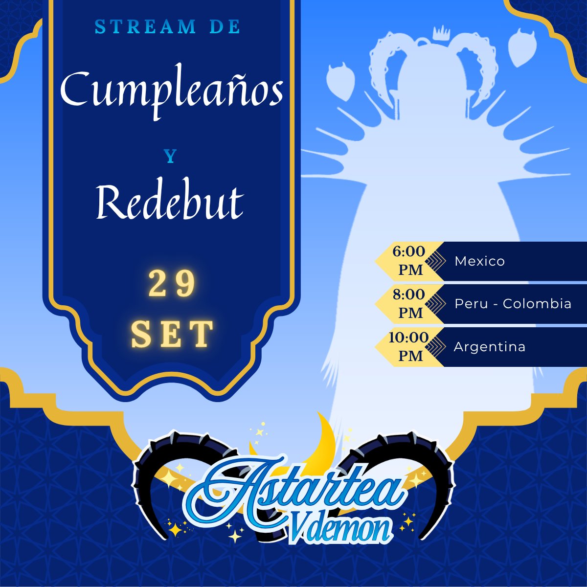 AstarteaVdemon's tweet photo. Holaa chicos!!! espero me puedan acompañar el dia de mañana en mi cumple-redebut mañana!!! 

Es momento de crear un nuevo imperio!!!!
Los espero <3 

Atte: Asty

#Vtuberㅤ  #Redebut #DemonGirl https://t.co/42LCHQqTVl