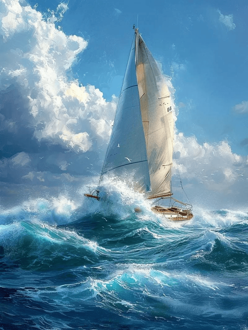drift361's tweet photo. Witness the fierce 滔 汹 waves crashing, 煞’llpower through, and 勤 crews racing to navigate the storm! https://t.co/PfrsceshAT
