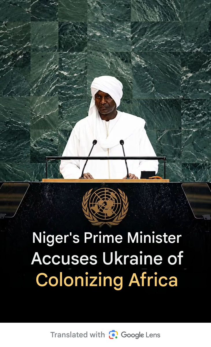 OlenaWave's tweet photo. Despite all the bad news, this made me laugh.😁🤦‍♀️

P.S.Niger military junta leader Abdourahamane Tchiani, who came to power in a 2023 coup,severed ties with Western partners—specifically the US and France and enlisted Russian forces for his personal security and combat operations https://t.co/YTLX2iTzbC