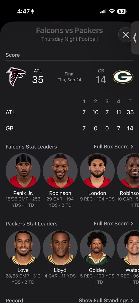 bray_1617's tweet photo. @LinkofSunshine which team do you think ran the ball much more than they threw it and which do you think did the inverse? https://t.co/7kud4BJ7Jt