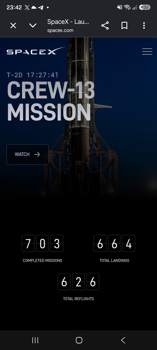 190Thomas70's tweet photo. @SpaceX I have a somewhat unusual question: does Starship 14 register as a completed mission? https://t.co/z7e1G1hwNa