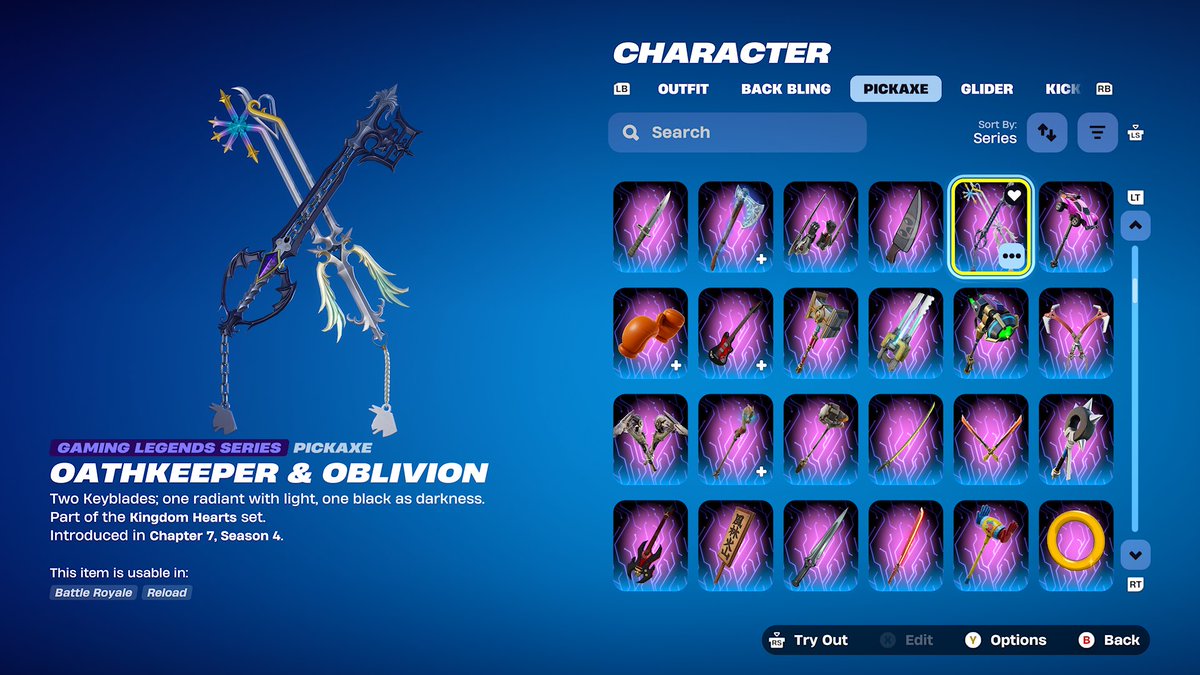 YoshiRyder06's tweet photo. Epic PLZZZZ give Oathkeeper &amp; Oblivion one-handed styles similar to how Jason’s Blade Kit has 🥹 https://t.co/RIlMYMFS8P
