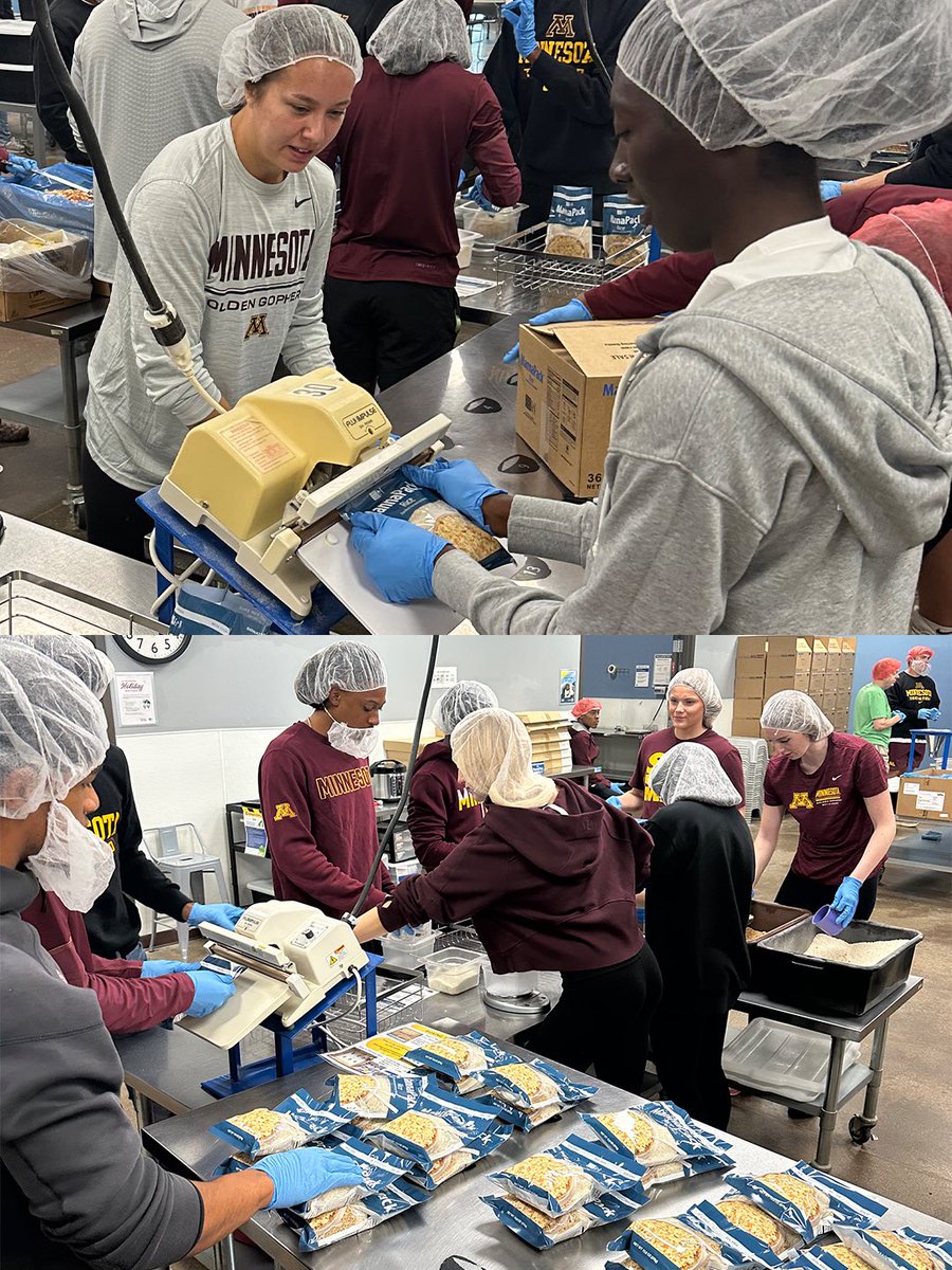 GopherCCTF's tweet photo. During the team retreat last week the squad took some time to give back to @fmsc_org 〽️👏 

#Gophers | #SkiUMah https://t.co/L9jxXm0jk6
