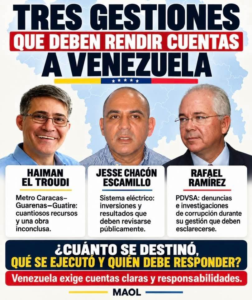RenacerVzla01's tweet photo. @jaarreaza El lena de "Yo no fui" no los exonera de ka responsabilidad, corrupción en éstos 27 años. Van a devolver cada centavo, robado de las Arcas del País.  Justicia!! https://t.co/7G63A6EKZp