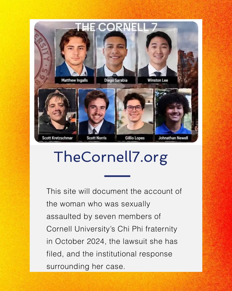 PopCrave's tweet photo. Former ‘South Park’ writer Toby Morton has created a website to expose information about Cornell University’s administration in response to the group sexual assault case:

“Accountability should not disappear when the headlines do. And we all know this headline will disappear.” https://t.co/XVQv7jwRbx
