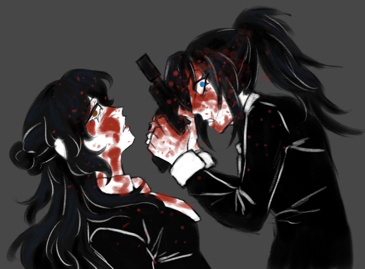 RivKyrie's tweet photo. idk if i ever posted this?? part of my hitman au #jeckole https://t.co/x0bbt4wMp6