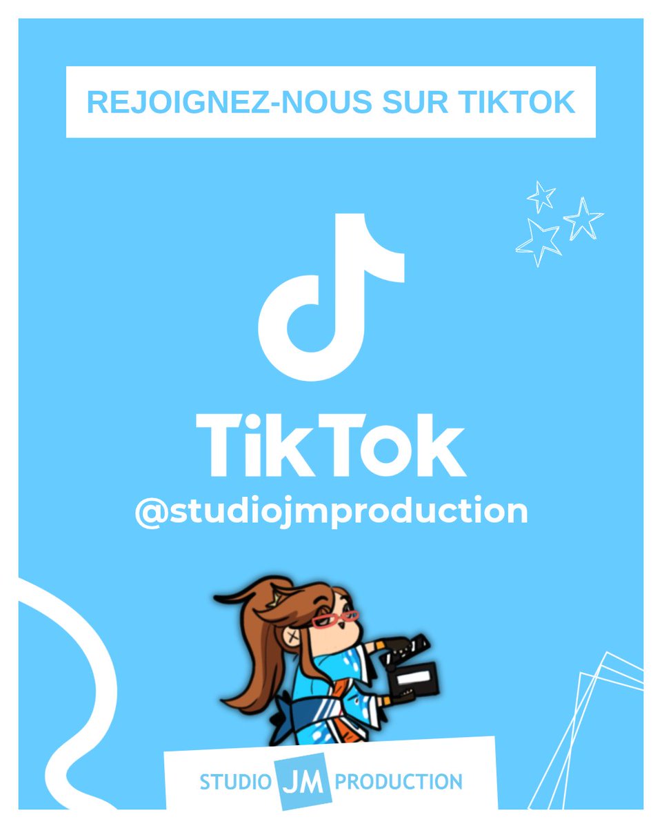 StudioJMProd's tweet photo. 🎬 L'association Studio JM Production débarque sur TikTok, rejoignez-nous !

👉 https://t.co/yGplXvlcM7 https://t.co/AKmpoSsfmb