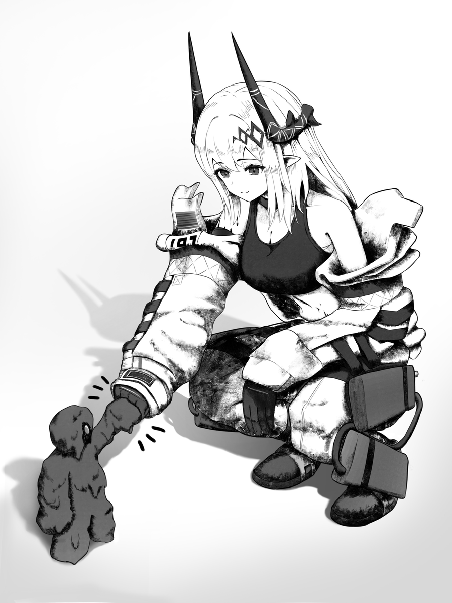 graywintrab's tweet photo. マドロックと友人（泥人形）
#Arknights #明日方舟 #アークナイツ #マドロック https://t.co/KxaSvjBA5h