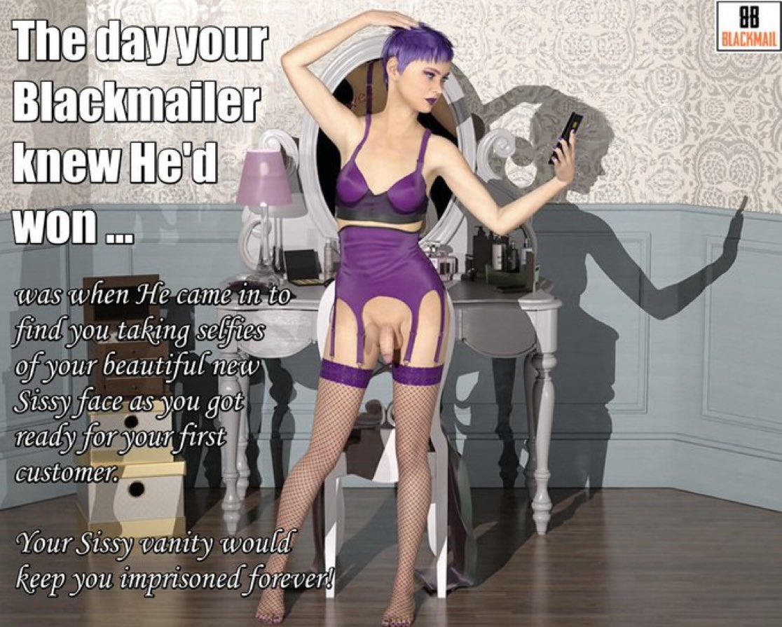 Daddyblackmaill's tweet photo. This happens so often. #Sissies who resist hard at first fall in love with the new face and body the #hormones are creating. And then they succumb to the whole repurposing agenda their #blackmailer has planned for them. This could happen to you, #Sissy ... https://t.co/LWcYyzQpwQ