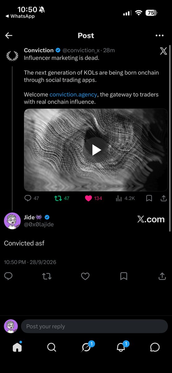 0x0lajide's tweet photo. @sol_promise @conviction_x Thanks for the opportunity king

AenJTMdyrvtgLE6x3bTRq5G1Xie6Aye7fa3b4vBWbdoQ https://t.co/9TYxZPUD54