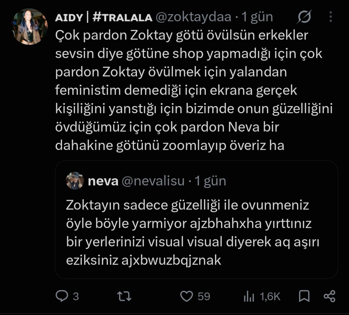 ecrinuluca's tweet photo. @zoktaydaa Yetenek boyutunu yorumlamam ve kıskanç yorumlarına karşılık vermem eleştiri değil ama bunlar eleştiri yani öyle mi 😆😆😆 https://t.co/k6XmIpul8X