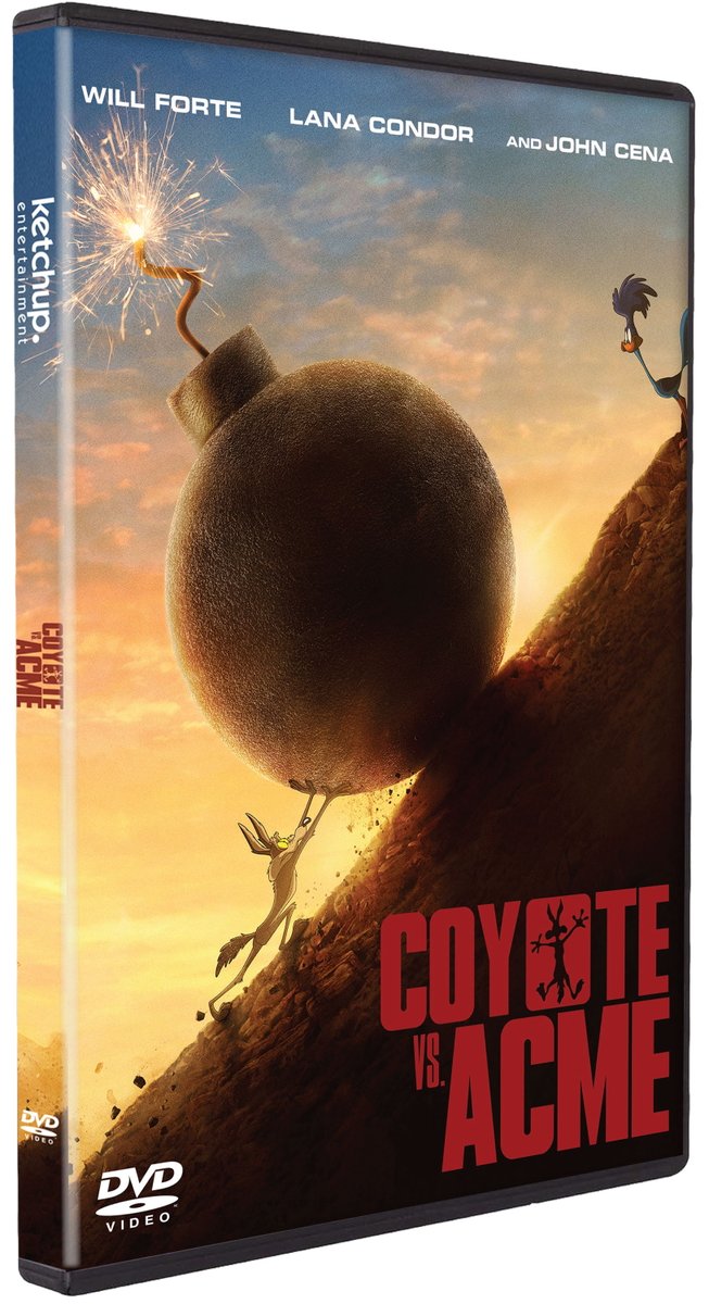 CadeCarrizales's tweet photo. Standard DVD cover art for “COYOTE VS. ACME”.

Available Tuesday, December 1. https://t.co/whl4DqwE29