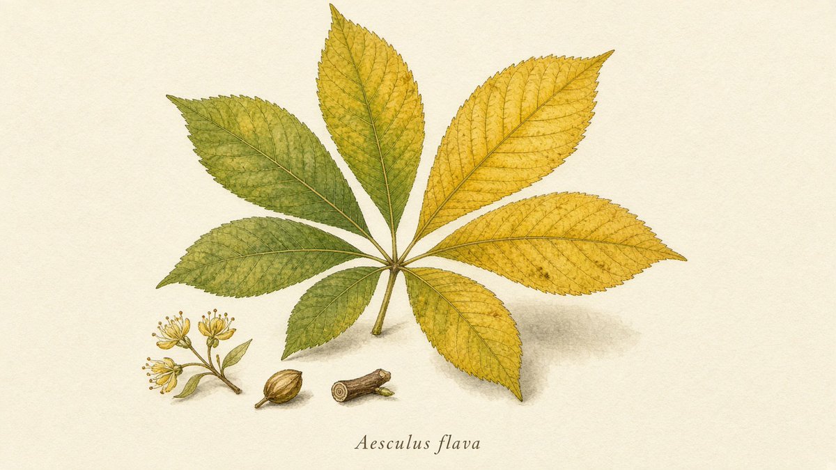 HopeBotanicGdn's tweet photo. Yellow Buckeye is lighting up early fall 🍂

Aesculus flava at grid A2 — palmate leaves turning yellow to gold. One of the first big native trees for autumn color here.

Walk the paths — Leoma, TN
https://t.co/Icpy42rWnU
#LeomaTN #BotanicalGarden https://t.co/Z0xuvcQ9Qx