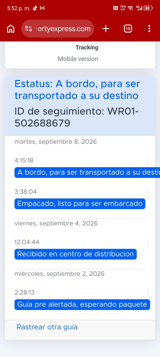 userLG24's tweet photo. Ya hoy se cumplen 20 días desde que llegó un paquete al casillero de Liberty Express y aún nada de respuesta, 20 días un envío aéreo y aún no aparece @LibertyExpress 

Que mal servicio están prestando, no se los recomiendo a nadie. https://t.co/H21Gy1OiG7