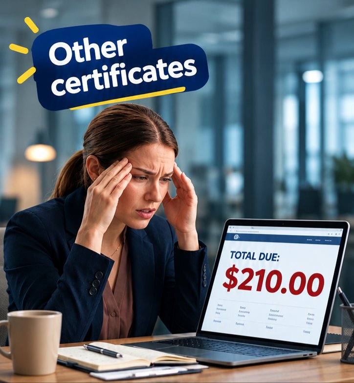 Lingoproof's tweet photo. Swipe to see how traditional tests drain your wallet. ➡️
​Don't let $210+ fees and stress stop your dream job. Verify your English instantly for just $9.99! 🚀
​🔗 https://t.co/DLS12Ttr2M
​#EnglishCertificate #CareerGrowth https://t.co/zxdUMo314N