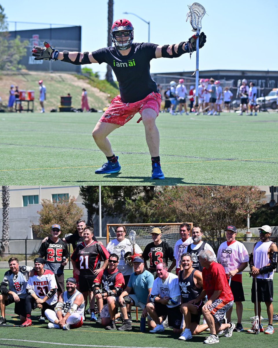 sdsualumni's tweet photo. Celebrating 50 years of Aztec Lacrosse!🥍

From longtime alumni to today’s students, the @sdsumenslacrosse community came together to celebrate five decades of tradition and honor those who shaped the club.

Read more: https://t.co/vkgKOCyW6y https://t.co/0hAfdEwM51