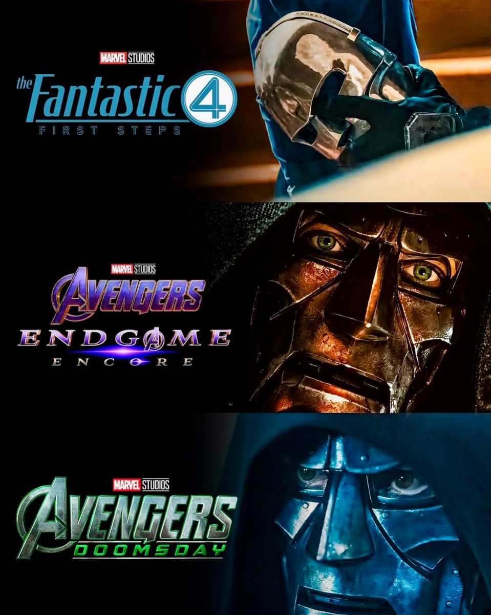 cinefandomtv's tweet photo. Which Dr Doom mask has the best design 🤔 https://t.co/EP3nywfYUv