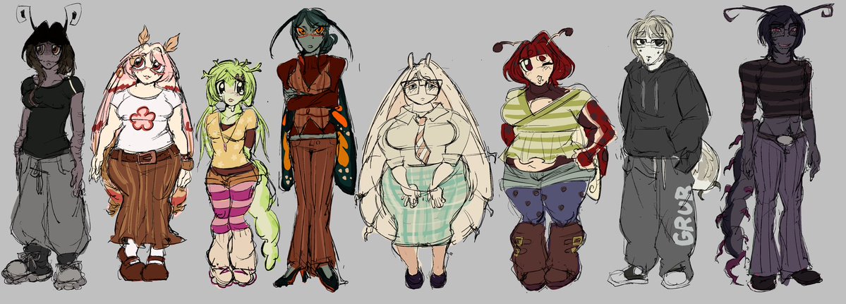 nichepervert42's tweet photo. i will be rendering them individually but i wanted to showcase them as a group #oc https://t.co/AGBgScpoaM