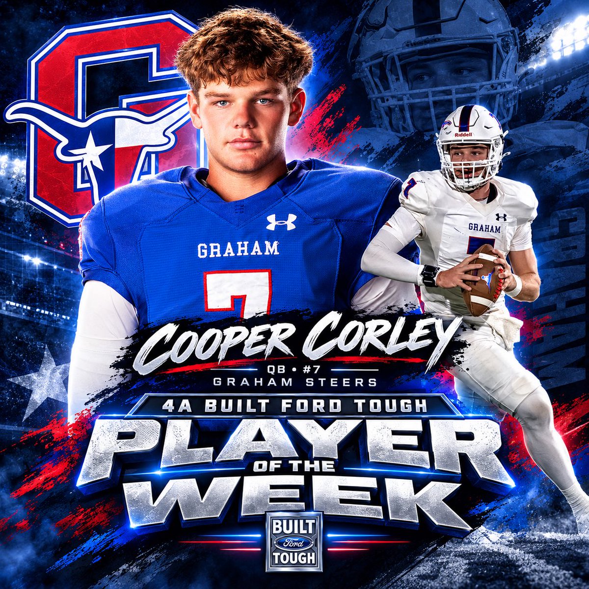 CooperCorley45's tweet photo. Thank you @dctf for the 4a ford player of the week!! I’m beyond blessed to receive this award! @realcaseydacus @Coach__Lee @clay_mcch @LanceLeFevre58 @SteersFootball @CoachMLiv @Coach_Meyer27 @MattMitchellHSU @CoachZAllen @CoachGGlynn @CoachCBrazell 
@CoachMalone18 @CoachJanecek 
@CoachThomas_CCU @CoachGezella @CamerJonny @CoachWillBroad @ap38__ @coachjordan03 @ryanpetrasek @CoachJordyDubb @CoachCraigNeece