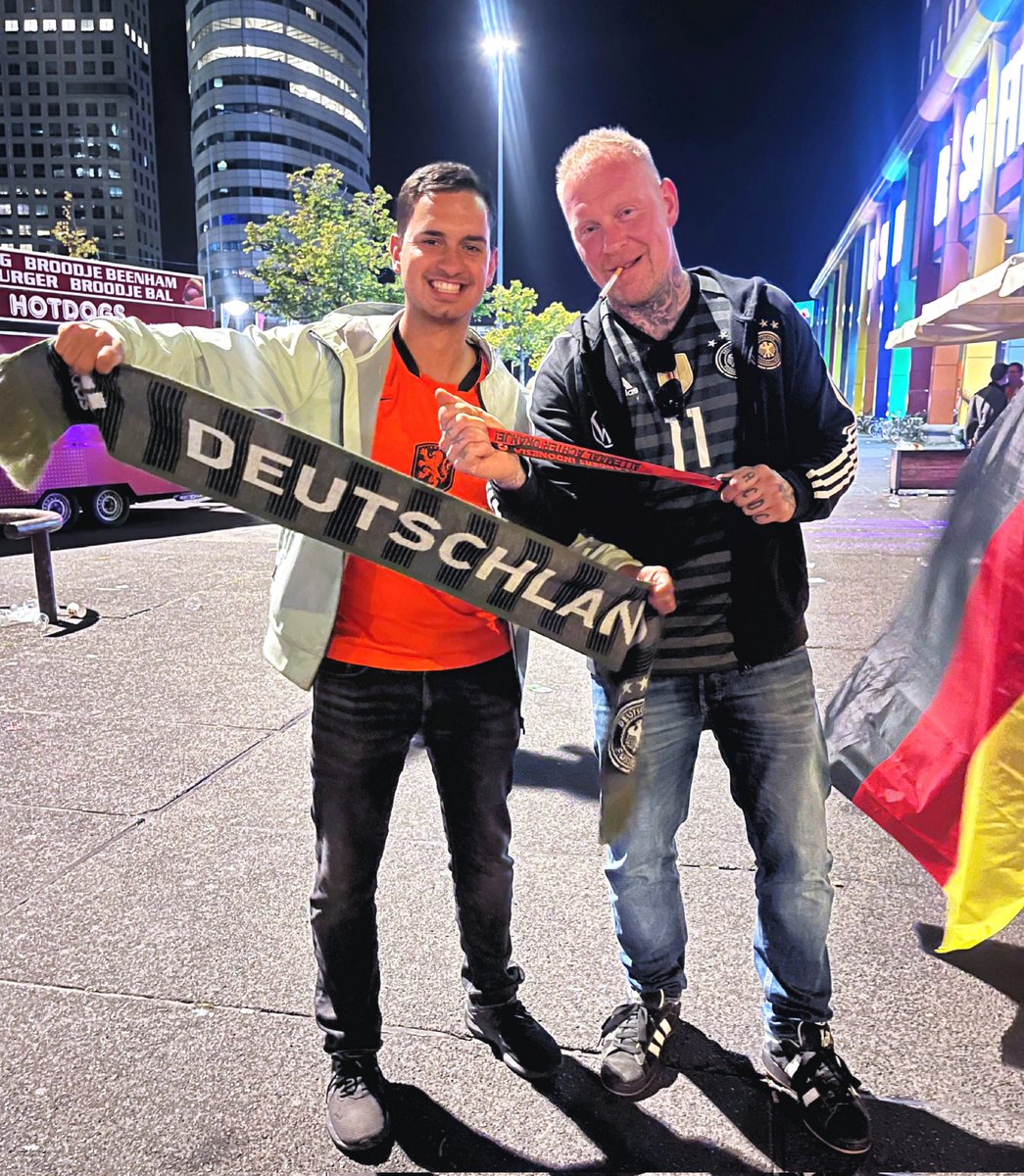 HollandersIndo's tweet photo. A days ago #HollandersJakarta meet #HollandersRotterdam in @cruijffarena during the @UEFAEURO #NationsLeague 2026/27 #NedGer to support @OnsOranje in the stadium! 🇳🇱🔶🦁
#HollandersIndonesia 
#AllemaalAchterOranje
@KNVB
@JohanCruyff
@NDJ_Official
@gerritsen_marc
@NLinIndonesia https://t.co/Xqbkoujs6c