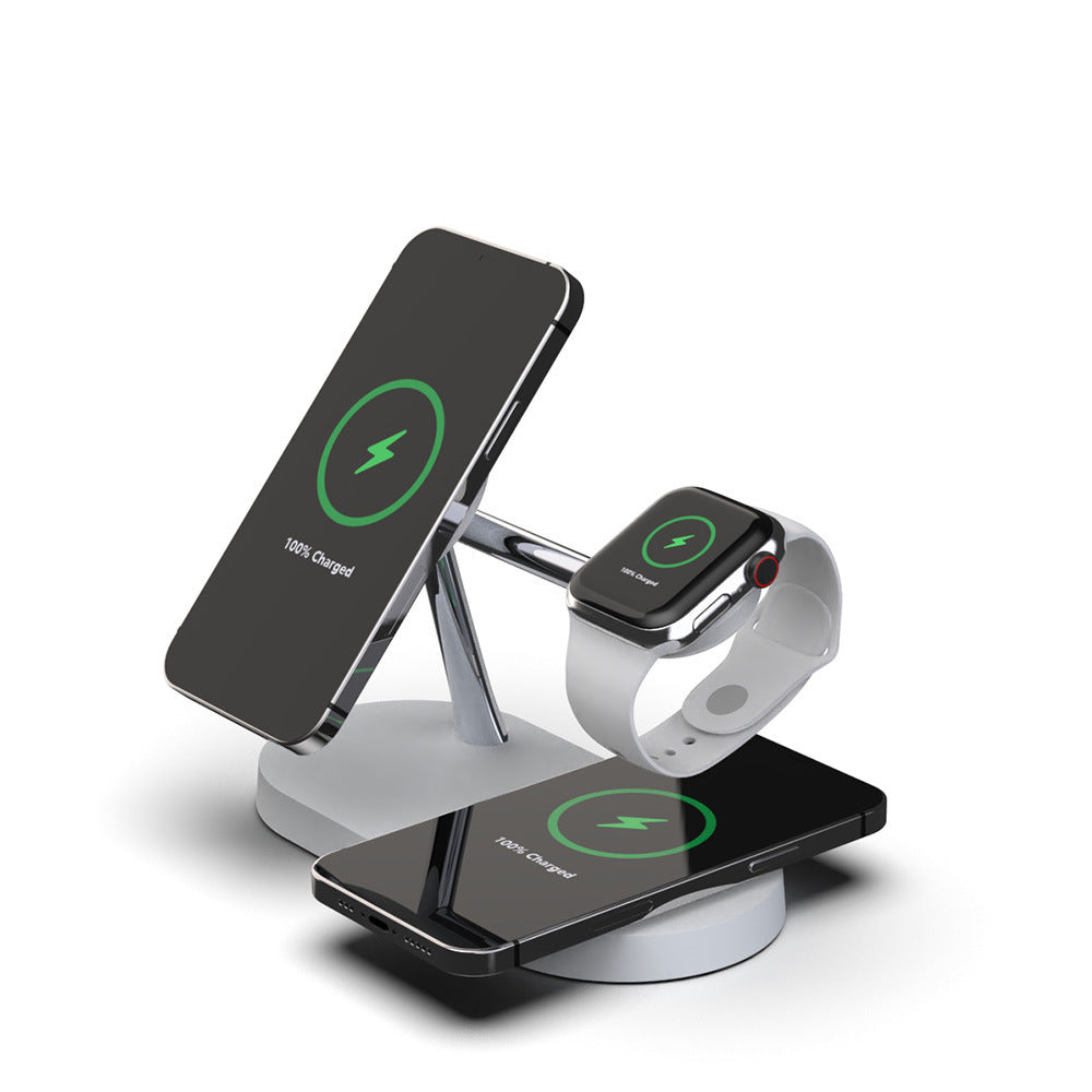 jeanrocharuz's tweet photo. Simplify your routine with a 5-in-1 magnetic wireless charger, watch and headset dock, and phone stand. Enjoy 15W fast charging, a clutter-free workspace, and sleek everyday convenience for home, office, or travel. Just $155. 27. https://t.co/Ig38R4Jmmp