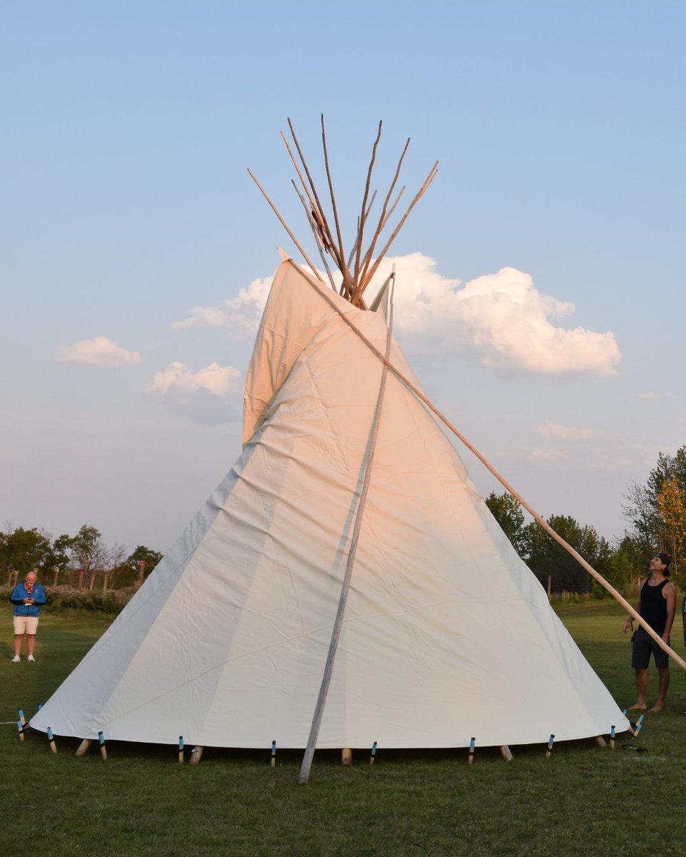 salvationarmy's tweet photo. In August of this year, The Salvation Army partnered with Indigenous Pathways to host the annual Celebration of Culture, a time of growth, healing and learning through sharing circles, building a tipi and song and dance at the pow wow. Learn more at: https://t.co/A7r1Fq3VjP https://t.co/Apiuc2duy6