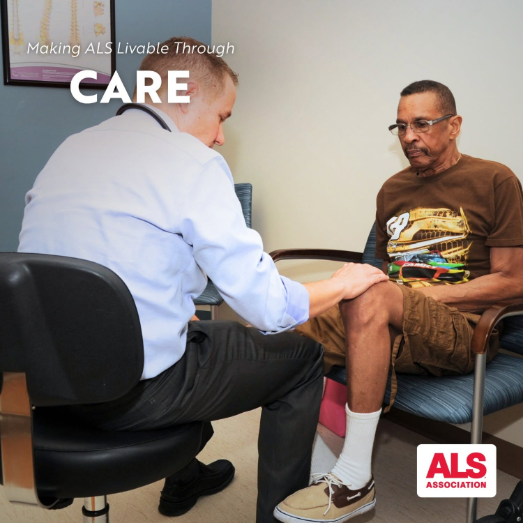 alsassociation's tweet photo. Our mission is to make ALS livable and cure it. We cannot do that without our nationwide network of ALS Association care teams that provide people living with ALS and their family and loved ones with support in communities across the country.

The professionals in this network offer many care and support programs that were designed with one thing in mind – enhancing quality of life and supporting families impacted by ALS.

Find an ALS Association care professional near you by visiting: https://t.co/DeohTmlFDh