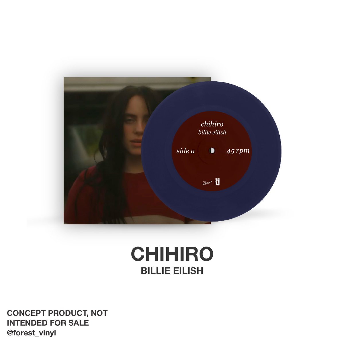 forest_vinyl's tweet photo. Billie Eilish - CHIHIRO 🚪💙
+ Instrumental
Pressed on dark blue 7” vinyl
@billieeilish 
#billieeilish #chihiro #hmhas #vinyl #vinylconcept https://t.co/YiRJxdZmP0