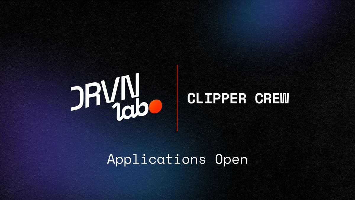 DRVNlabo's tweet photo. New campaign. New clips. 🏁

Clipper Crew Campaign #9 is officially live. 🎬

If you’re already making content, this is your chance to put it to work, compete for cash rewards, and get involved with the DRVN Labo community. 💰

We’ll talk through everything at the Clipper Crew Call.

Mondays at 1PM PDT in Discord.

Come hang.  🧵👇